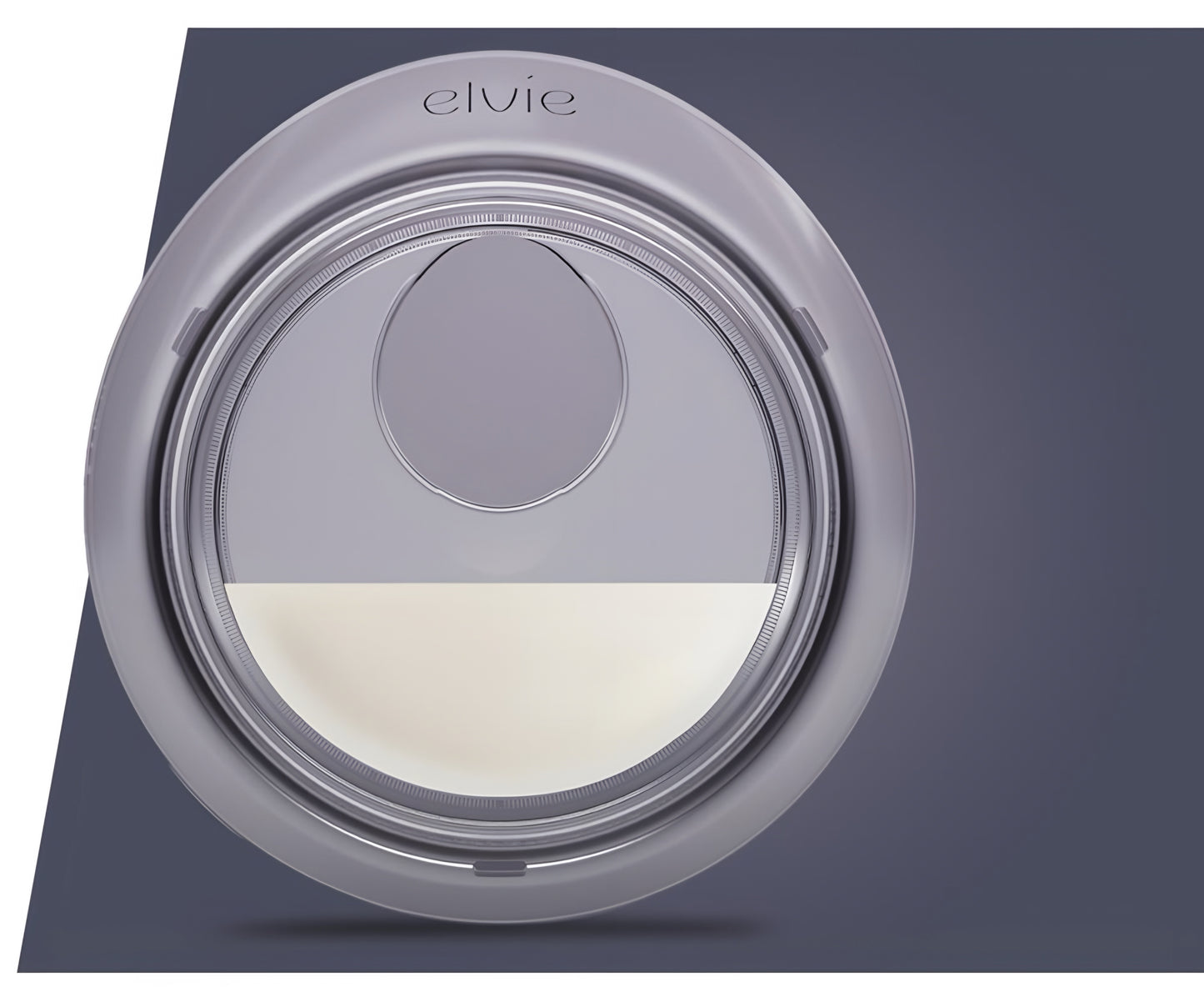 Elvie Catch milk collection cup showing secure, leak-proof design.